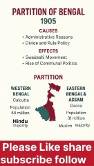 Partition of Bengal (1905) Explained | Swadeshi Movement & Indian Freedom Struggle