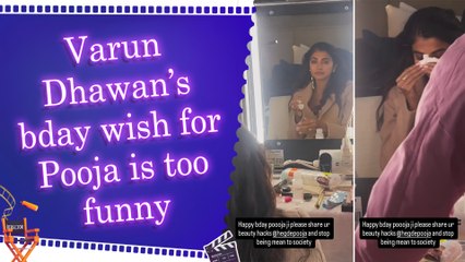Varun Dhawan teases 'Hai Jawani Toh Ishq Hona Hai' co-star Pooja Hegde: 'Stop being mean'