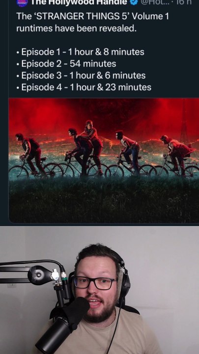 TEMPS DES EPISODES STRANGER THINGS