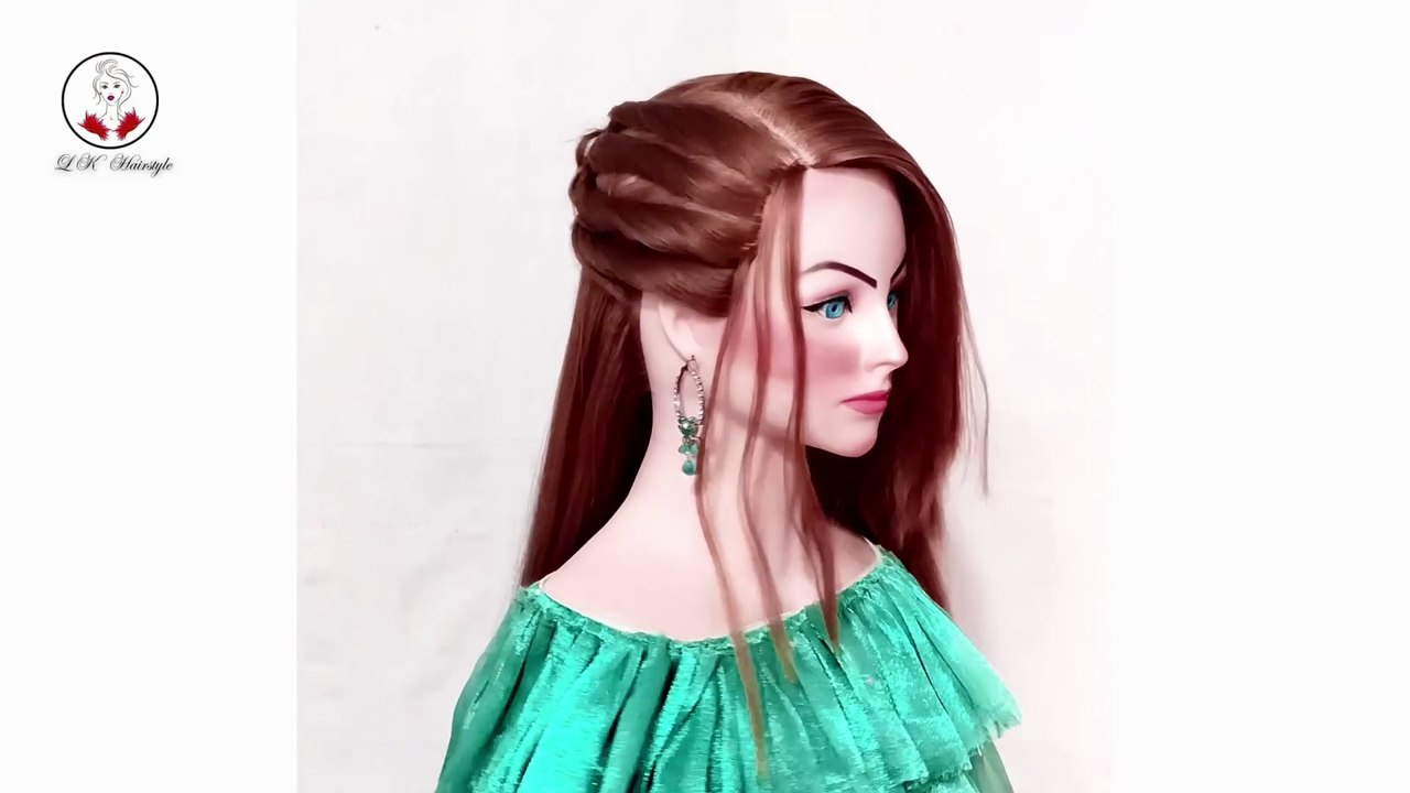 Easy open hairstyle