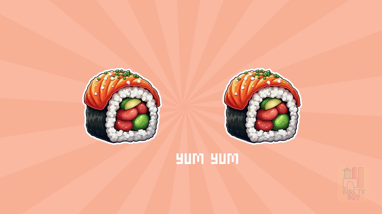 Sushi Sushi Yum yum yum! Roll it Roll it Fun fun fun! 🍣🎶 - Sushi Song
