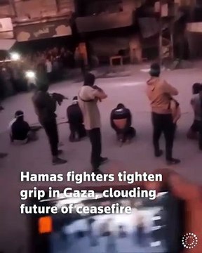 Hamas fighters tightened their grip in Gaza after carrying out public executions, defying Israel