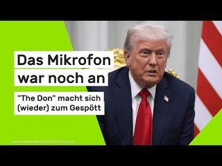 Donald Trump bloßgestellt: Das Mikrofon war noch an - "The Don" macht sich (wieder) zum Gespött