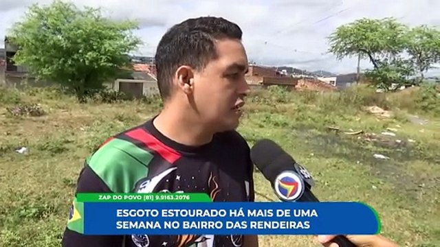 Solução Urgente para Esgoto Estourado na Rua Manoel Rabelo, Rendeiras: Problemática Impacta Moradores e Exige Resposta da Prefeitura
