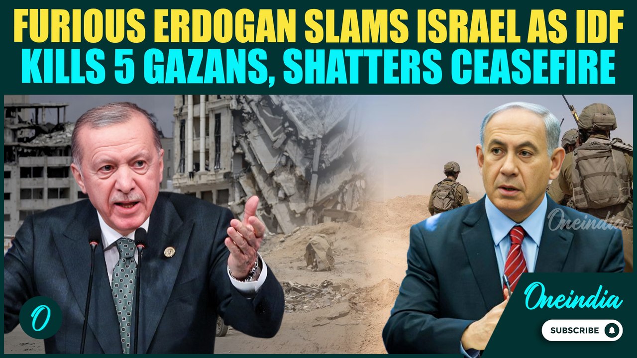 Erdogan BLASTS Israel Over Gaza Ceasefire BLOODSHED | Turkey To ATTACK Israel After 5 Killed by IDF?