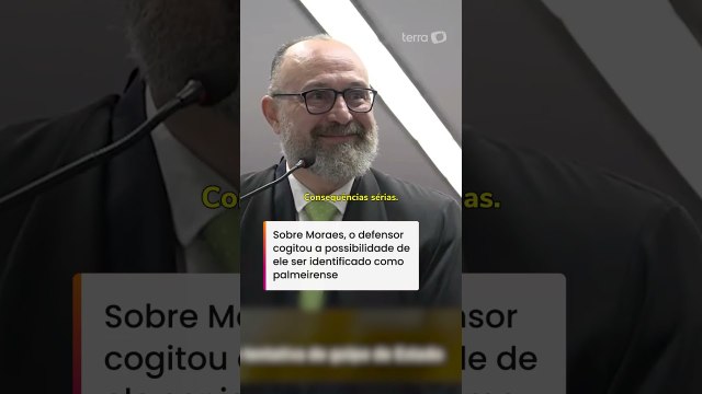 Moraes reage após ser chamado de palmeirense por advogado em julgamento: ‘Consequências sérias’