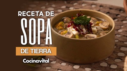 Cómo hacer deliciosa sopa de tierra ¡En 4 sencillos pasos!