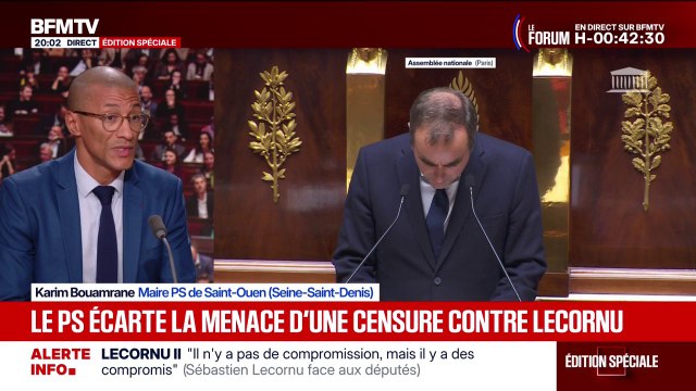 Suspension de la réforme des retraites: Karim Bouamrane, maire (PS) de Saint-Ouen, indique être rassuré pour les travailleurs et les travailleuses