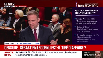 Pour Marc Ferracci, ancien ministre de l'Industrie, la suspension de la réforme des retraites "était nécessaire à court terme"