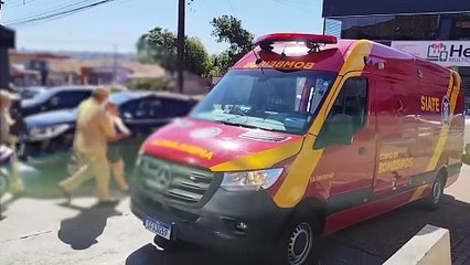 Mulher é socorrida após sofrer acidente em academia na Rua Itália