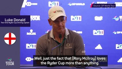 McIlroy would make a great Ryder Cup captain – Donald
