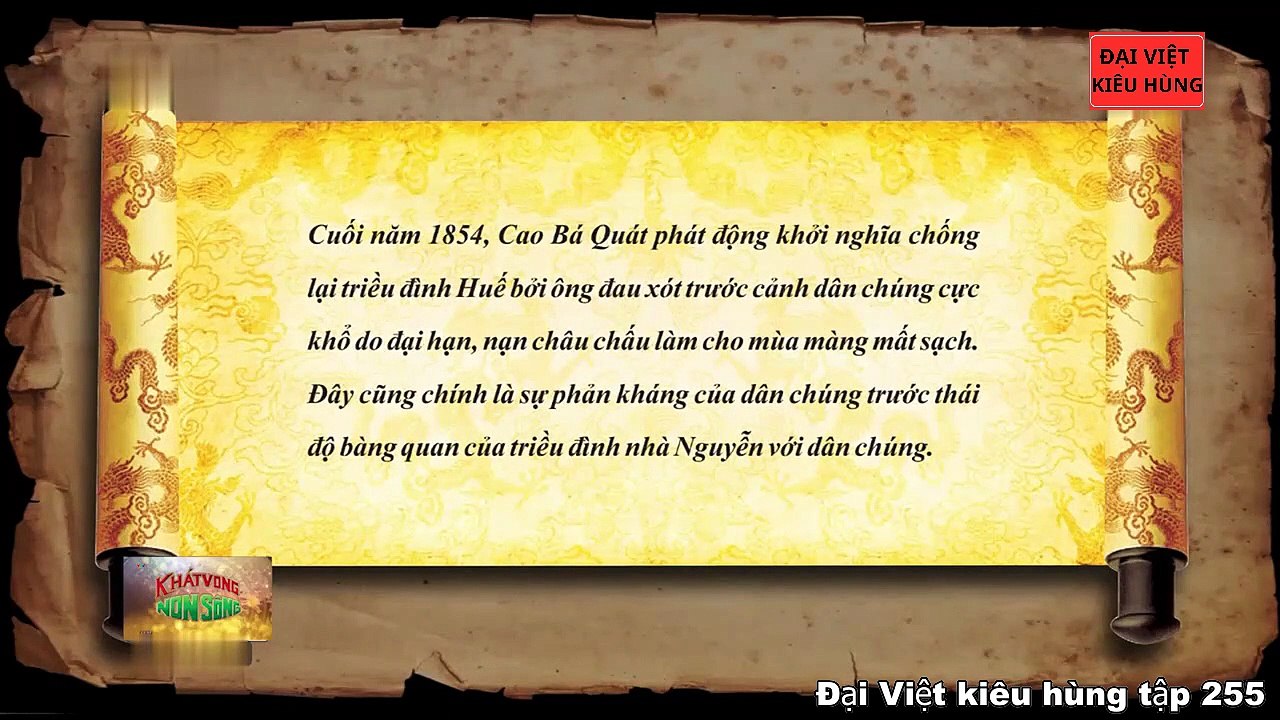 255 Đại Việt kiêu hùng - Khởi nghĩa Cao Bá Quát năm 1854