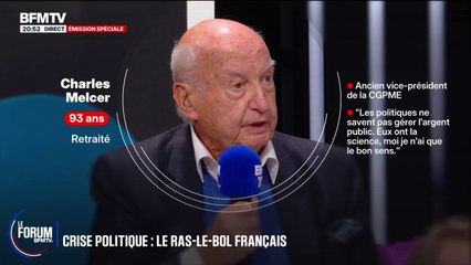 FORUM BFMTV - Suspension de la réforme des retraites: "C'est une vraie connerie", estime Charles, retraité
