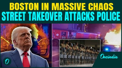 Trump to Send National Guard in Boston? 100+ Street Racers Attack Police With Fireworks & Poles