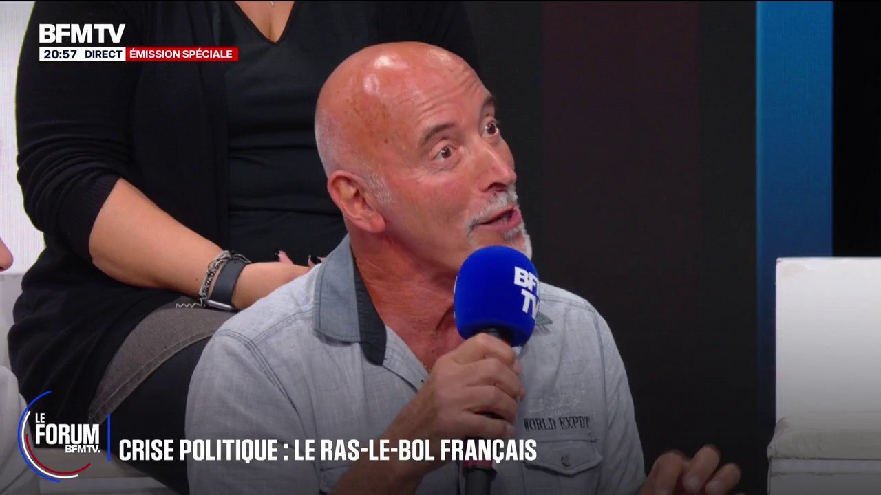 FORUM BFMTV - Crise politique: "Mon fils veut vendre sa boulangerie pour que je puisse prendre ma retraite, ça me fout les boules", s'émeut Lucien, retraité actif