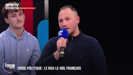 FORUM BFMTV - "Au moins, on semble avancer sur un sujet", dit Ouahmed Hami, buraliste à Paris 18e, à propos de la suspension de la réforme des retraites