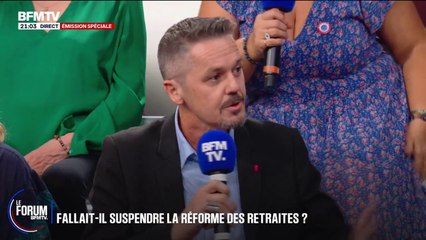 FORUM BFMTV - "Je veux laisser une dernière chance à Sébastien Lecornu pour la stabilité et si ça ne fonctionne pas, il faut que ça pète", déclare Guillaume, cadre bancaire