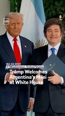 Trump Welcomes Argentina’s Milei At White House