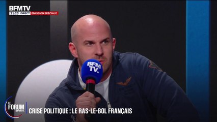 FORUM BFMTV - "On a un gouvernement qui dépense avec nos impôts, mais on a aucun rendu", déclare Maxime, superviseur dans la grande distribution