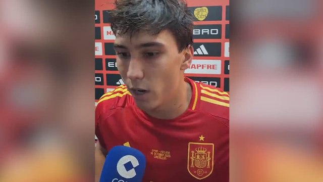 Zona Mixta de Gonzalo tras su gran partido con la sub-21