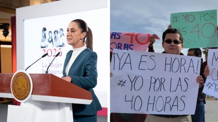 Claudia Sheinbaum presentará propuesta sobre la Ley de las 40 horas: “La idea es que avance, pero que también siga aumentando el salario''