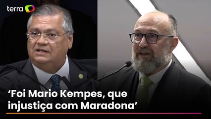 Advogado é corrigido por Dino após afirmar que Maradona jogou a Copa de 1978: ‘Pode ser processado’