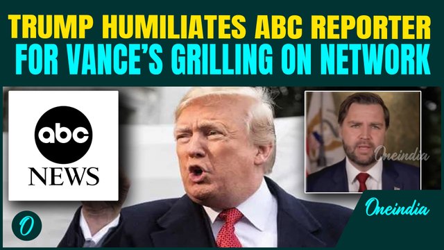 Trump BLASTS ABC News: ‘No Question For Fake News’ After Host Abruptly Stops JD Vance Interview