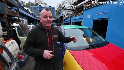 VolksMagic and Santa is a Gangsta, takes on KSI's You tube car to help raise money for the Black Country Charity, looking after children at Christmas.