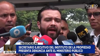 Presentan 41 líneas de investigación por presunta corrupción en el Instituto de la Propiedad