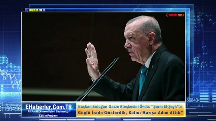 Başkan Erdoğan Gazze Ateşkesini Övdü: "Şarm El-Şeyh'te Güçlü İrade Gösterdik, Kalıcı Barışa Adım Attık"