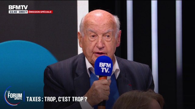 FORUM BFMTV - On ne peut pas continuer à être champion du monde de ceux qui paient le plus d'impôts, c'est inadmissible , lance Charles Melcer, retraité
