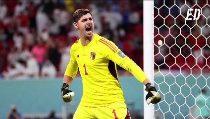 Thibaut Courtois se topa con una rata en el terreno de juego