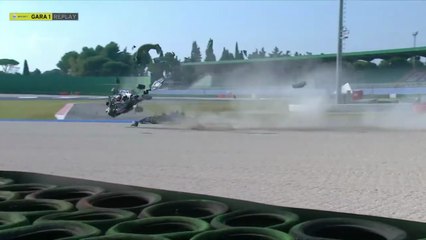 Campionato Italiano Sport Prototipi 2025 Misano 2 Race 1 Esposito Flips