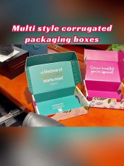 Multi style corrugated packaging boxes