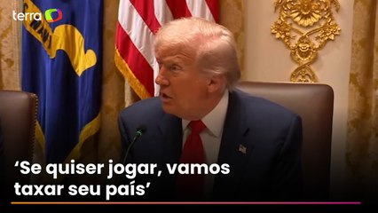‘BRICS é um ataque ao dólar’, diz Trump ao comentar taxação de países membros