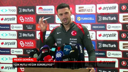 Merih Demiral: Çok mutlu ve gururluyuz