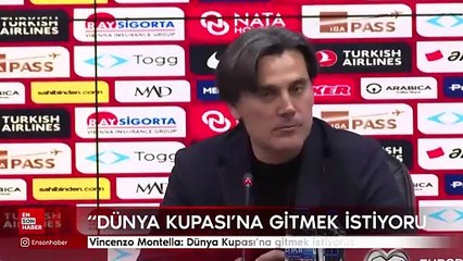 Vincenzo Montella: Dünya Kupası'na gitmek istiyoruz