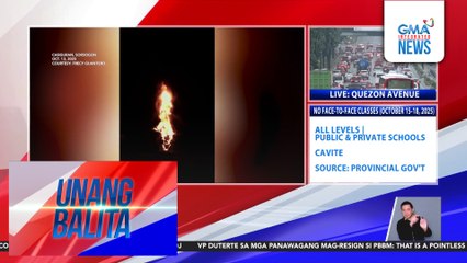 52 talampakang imahen ng Most Holy Rosary Shrine sa Brgy. Central, nasunog | Unang Balita