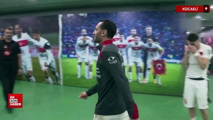 Cumhurbaşkanı Erdoğan'dan A Milli Futbol Takımı'na tebrik