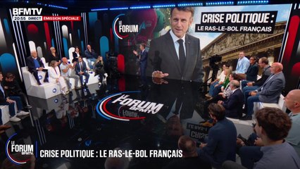 Le Forum BFMTV –  "Crise politique : le ras-le-bol français"