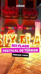 ¿Quieres sentir el miedo? Lánzate al Festival de Terror de Six Flags