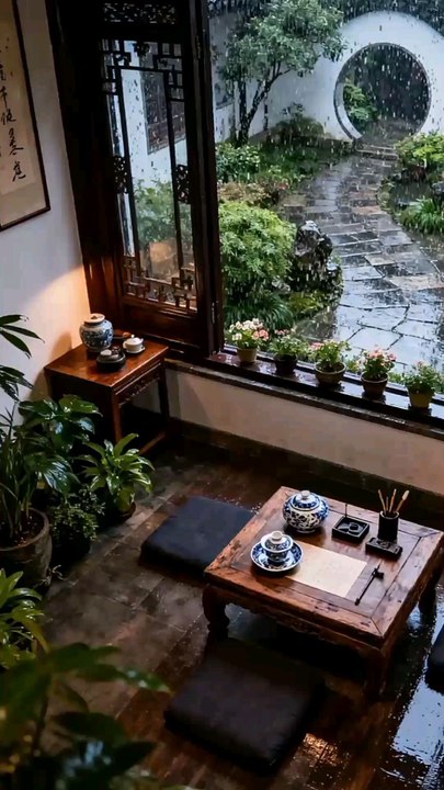 Rustic Resort Lounge.