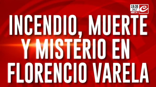 Incendio, muerte y misterio en Florencio Varela: encontraron a un jubilado muerto