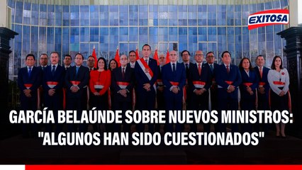 José Jerí tomó juramento a ministros: "Algunos han sido cuestionados", señala García Belaúnde