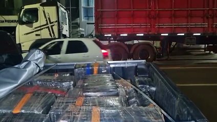 Cerca de três toneladas de maconha são apreendidas em ação conjunta entre a PF e o BPFron