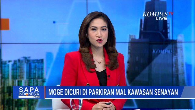 Aksi Pencurian Moge Harley Davidson di Parkiran Mal Senayan Terekam CCTV, Pelaku Teridentifkasi