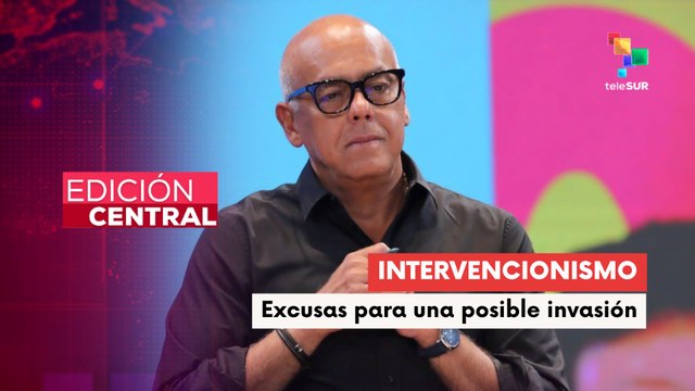 Jorge Rodríguez denunció que EE.UU. utiliza falsa narrativa antidrogas