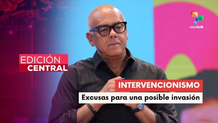 Jorge Rodríguez denunció que EE.UU. utiliza falsa narrativa antidrogas