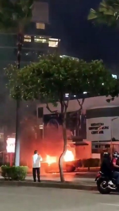 Momento de la explosión