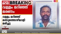 മത്സ്യബന്ധനത്തിനു പോകവേ വള്ളം മറിഞ്ഞു; മത്സ്യത്തൊഴിലാളി മരിച്ചു
